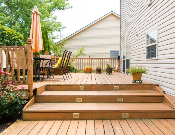 Wooden Patio Installation in White Lake